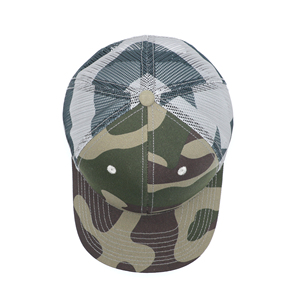 Gorra Trucker de 6 Paneles ARTIZ INTERNATIONAL con Camuflaje Tigre, 100% Algodón, Malla Transpirable, Impermeable, con Parche, para Actividades al Aire Libre - Product Image 1