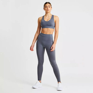 Custom Women's Seamless Yoga Set Sports Bra and High Waist <b>Leggings</b> for Fitness Training Gym and Everyday Comfort - Product Image 6