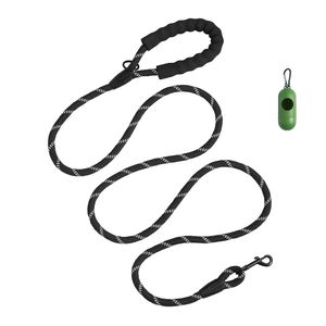 Guinzaglio per Cani Robusto da 1,8 m con Impugnatura Imbottita Confortevole, Corda Spessa in Nylon Resistente, Fili Riflettenti, Stile Lussuoso, Collare per Cani Durevole - Product Image 1