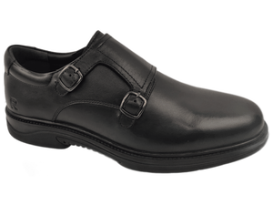 Zapatos de Vestir Aircom para Hombre, Negros, con Hebilla en la Puntera, Cierre de Hebilla, Amortiguación de Aire, Suela Antideslizante TRX, para Oficina y Uso Diario - Product Image 1