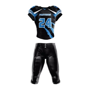 Low MOQ Premium Quality Reflective Breathable Outdoor Design Your Own American Football Uniform 100% Polyester Custom Made - Product Image 5