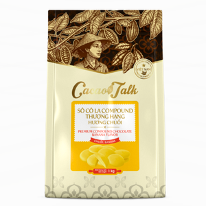 Chocolate Compuesto de Plátano al por Mayor, Botones de Cacao de 1KG para Repostería y Confitería, HALAL, Fabricante OEM/ODM, Envío Global - Product Image 1