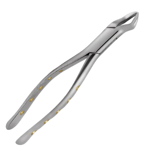 2 Piezas de Fórceps Manuales para Extracción Dental # 88R # Herramientas de Extracción Quirúrgica de Acero Inoxidable con Mango de Pitón Hueco Dorado de 88L - Product Image 5