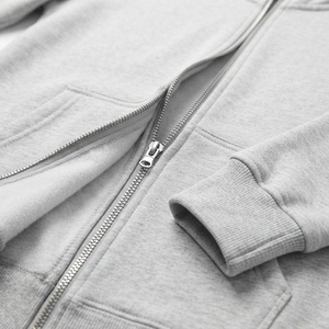 Sudadera con Capucha para Hombre, Color Gris Hazel, de Algodón, Estilo Casual Urbano, con Logotipo de Toro Blanco en el Bolsillo Delantero - Product Image 5