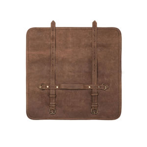 Sac de transport de luxe en cuir et toile pour couteaux, étui de rangement pour chef, organisateur d'outils de cuisine professionnels, fermeture éclair étanche, portable pour voyage - Product Image 2