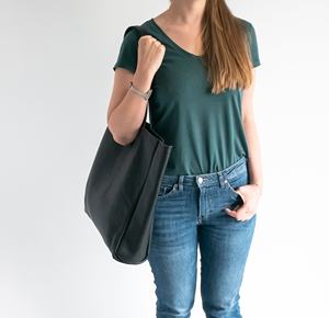 Sacs à main de bureau pour dames Logo personnalisé Sacs fourre-tout en cuir tendance pour femmes LTB-0113 de créateurs - Product Image 1