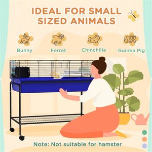 Recinto di Lusso per Piccoli Animali, Gabbia Pieghevole in Plastica, Recinzione Personalizzata con Motivo Quadrato per Conigli, Cani, Gatti, Polli, in Scatola - Product Image 3