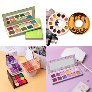 Palette de fards à paupières scintillants métalliques vegan à haute pigmentation, poudre minérale pressée, multicolores, sans cruauté - Product Image 4