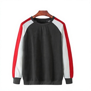 Splice Color Women's Mock Neck Blank Drop Shoulder Oversized Sweatshirt Girl's Your Own Logo Embroidered <b>Printed</b> Sweatshirts - Product Image 6
