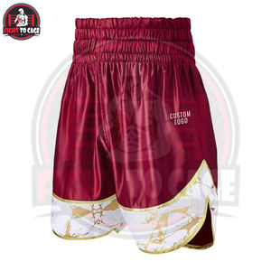 Pantalones Cortos de Muay Thai Personalizados de la Más Alta Calidad, para Boxeo, MMA, Grappling, Fitness, Kickboxing, Transpirables, de Poliéster, para Entrenamiento Profesional - Product Image 4
