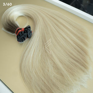 Extensiones de cabello K Tip de calidad superior Extensiones de puntas planas de cabello humano crudo Cabello humano - Product Image 1