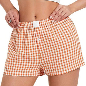 Shorts de Felpa 100% Algodón para Mujer, Cintura Media, Transpirables, Color Sólido - Product Image 5