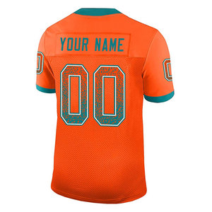 Custom Regular Fit Customized Short Sleeve American Football Jersey Breathable Quick Dry Material American Football Jersey - Product Image 6