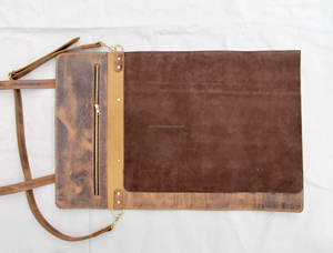 Organisateur de couteaux de chef en cuir de luxe, étui à outils de cuisine décontracté, durable et anti-odeur LSKR-0069 - Product Image 3