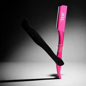 JRL Gold & Black Magnetic Luxury Stainless Steel Manual Straight Edge Razor with Custom Logo for Professional Barbers <b>Beard</b> <b>Care</b> - Product Image 3