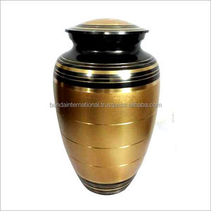 โกศใส่ศพสำหรับผู้ใหญ่ทำจากทองเหลืองแบบคลาสสิกพร้อมหินอ่อนสีฟ้า - Product Image 6