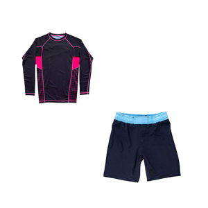 Conjunto de Ropa Deportiva para Hombre, Camiseta de Compresión y Pantalones Cortos de Combate, para MMA/No-Gi, Ligeros, de Secado Rápido, Protección Solar UPF50, para Entrenamiento de Verano - Product Image 3