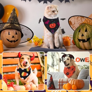 Pañuelo Triangular Reversible Personalizable para Mascotas de Halloween, Accesorios Festivos para Días Festivos, Venta al por Mayor - Product Image 3