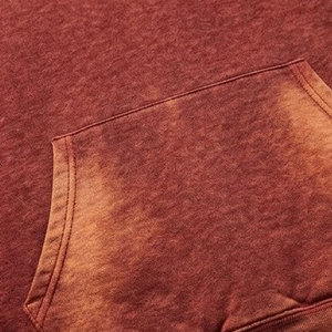 เสื้อฮู้ดดี้ทรงหลวมคุณภาพสูง แขนยาว สไตล์สตรีทแวร์ สีซีดแบบวินเทจ สำหรับผู้ชาย เสื้อสเวตเชิ้ตลำลองแบบสวมหัว - Product Image 5