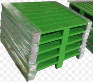 FinePunch 5 Layer Heavy Duty Blue Metal Pallet with MS Powder Coating Automated Retrieval <b>Hanging</b> Type Pallet Support Bar - Product Image 2