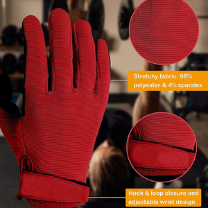 Durable Full Finger Weightlifting Gloves Comfortable Grip Workout Fitness Gym Training <b>Support</b> for <b>Athletic</b> Performance. - Product Image 5