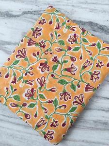 Tela de algodón estampada Sanaganeri, suave, premium, ligera, estampada a mano, lista para exportación a granel, proveedor mayorista. - Product Image 1
