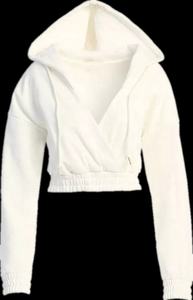 Alta calidad logotipo personalizado Drop Shipping Oversized Crop Top Pullover sudadera recortada Hoody mujeres Crop Top Hoodies - Product Image 2