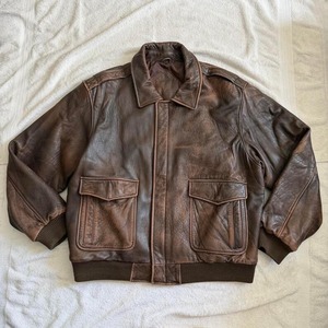 <b>Women</b>’s Brown <b>Leather</b> <b>Jacket</b> <b>Vintage</b> Oversized Bomber <b>Jacket</b> Casual Streetwear - Product Image 1