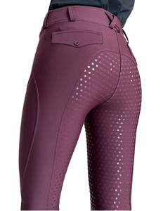 Pantalones de equitación ajustados para mujer, leggings ecuestres de silicona de asiento completo, ¡gran oferta de fábrica! - Product Image 6