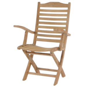 Silla Plegable de Madera de Teca para Exteriores, Diseño de Listones, para Jardín o Patio, Plegable, Portátil, Apilable, OEM, Personalizable - Product Image 2