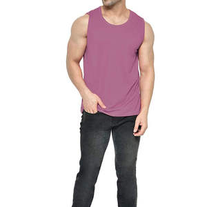 Débardeurs Athlétiques Homme Haute Qualité Personnalisés Tricotés Musculation Entraînement Gym Stringer Couleur Unie Maille Haute pour l'Été Taille XL - Product Image 5