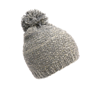 Knitted <b>Wool</b> Character Pom Pom Premium Patch Slub Yarn Street Cool Fall Sport Unisex Custom <b>Beanie</b> Hats Beach Fleece Lining - Product Image 6