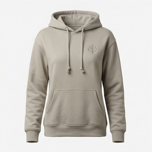 Custom Women Oversized Fleece Hoodie <b>Long</b> Cotton Pullover <b>Sweatshirt</b> Plus Size Streetwear Activewear Trendy Garment - Product Image 1