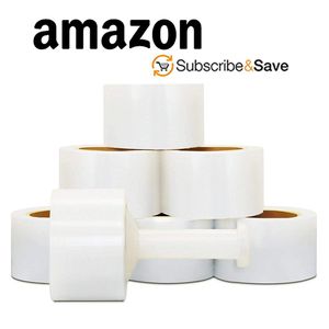 Pellicola colata di qualità industriale 12 rotoli 5 \ "X 1000 'larghezza stretta 80 Gauge una maniglia impacchettata pellicola trasparente senza residui - Product Image 4