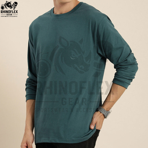 Camiseta de rendimiento para hombre, de secado rápido, para correr, camiseta deportiva de rendimiento para hombre, camiseta de algodón de primera calidad para hombre - Product Image 2