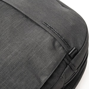 Black large capacity business <b>backpack</b> <b>leather</b> <b>laptop</b> <b>backpack</b> multi-layer <b>backpack</b> work commuting travel bag - Product Image 4