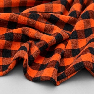 <b>Men's</b> <b>Orange</b> Black Plaid Flannel <b>Shirt</b> Full Sleeve Casual Turn-down Collar Autumn Cotton <b>Shirts</b> - Product Image 4