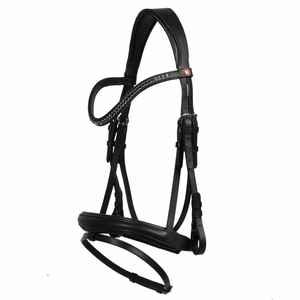 Nouvelle bride de course pour chevaux en cuir rembourré, de haute qualité, souple, parfaitement ajustable, de luxe, à la mode, vente en gros - Product Image 4