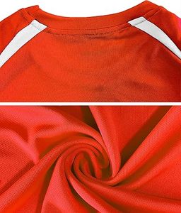 Uniforme de Fútbol Transpirable y Ligero de Color Rojo, Nuevo Diseño en Venta, Ropa Deportiva Cómoda para Niños - Product Image 5