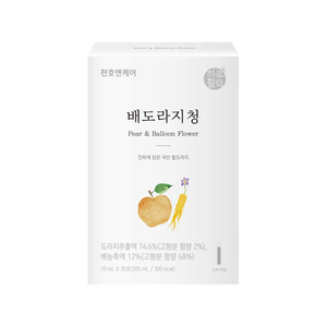 [ChunhoNcare] Health Functional Food Pear & <b>Balloon</b> Flower Juice Stick 100ml * 30 sachets Natural Fruit Essence - Product Image 3