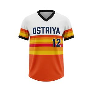 Maillots de baseball personnalisés de qualité supérieure, fabrication de vêtements de sport respirants avec découpe automatisée - Product Image 1