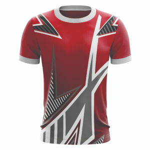 Camiseta de manga corta de secado rápido con impresión por sublimación, servicio OEM personalizado para hombres, camisas profesionales para hombres y mujeres a buen precio. - Product Image 5