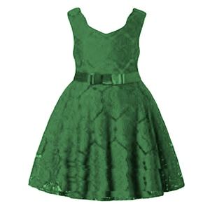 Lemari bunga balita perempuan pakaian khusus pesta ulang tahun pertama Renda pesta pernikahan Tutu baju anak-anak Kostum Princess bayi, anak-anak - Product Image 1