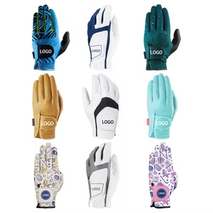 Genuine Leather Waterproof Golf Gloves with Hook and Loop Closure Non-Slip for Left Hand Men Women - Product Image 3