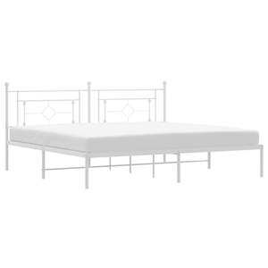 Base de Cama Doble de Acero con Recubrimiento en Polvo Blanco, Categoría de Productos de Camas Metálicas - Product Image 2