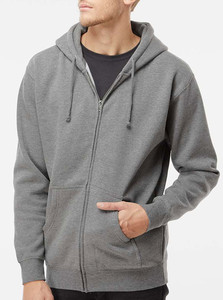 Sweat à capuche en coton 450 g/m² avec strass, effet vieilli, impression DTF, en tissu French Terry à effet vieilli et doublure gaufrée - Product Image 2