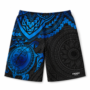 Custom Polynesian Tribal Print Board <b>Shorts</b> Wholesale <b>Men</b> Casual Beachwear Sublimation Summer Surf Trunks OEM - Product Image 1