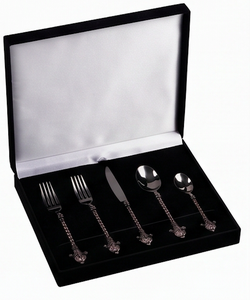 Luxury <b>Black</b> Stainless Steel Flatware <b>Set</b> Elegant <b>Cutlery</b> Stylish Fork Spoon Knife For Dining Kitchen Tabletop Accessories - Product Image 6