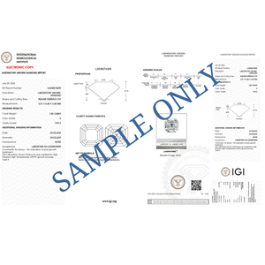 Diamante cultivado en laboratorio de 6.00 quilates, corte Asscher, certificado IGI, color G, claridad VS2, diamante CVD, diamantes sueltos de fabricante de diamantes. - Product Image 4