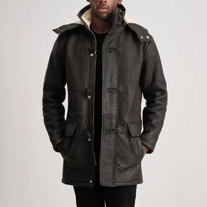Nouveau manteau long en cuir pour homme tendance, léger, de haute qualité, prix raisonnable, manteau long en cuir pour homme - Product Image 4